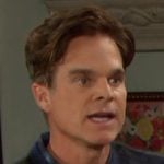 Leo’s striped mohair zip cardigan on Days of our Lives Leo’s striped mohair zip cardigan on Days of our Lives
