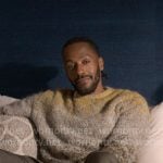 Lewis’ gradient knit sweater on Reasonable Doubt