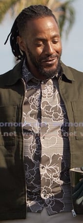 Lewis’s floral print shirt on Reasonable Doubt Lewis’s floral print shirt on Reasonable Doubt