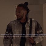 Lewis’s gray denim jacket on Reasonable Doubt