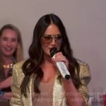 Lisa's gold sequin blazer and pants on The Real Housewives of Salt Lake City