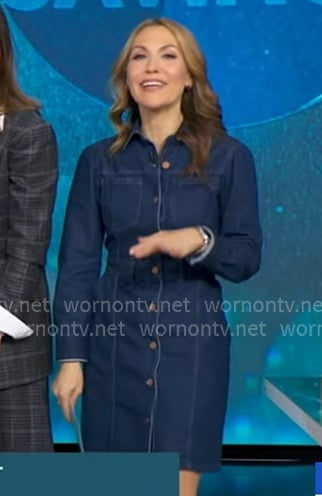 Lori's denim dress on Good Morning America