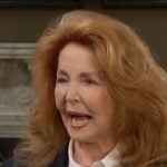 Maggie's indigo denim blazer on Days of our Lives Maggie's indigo denim blazer on Days of our Lives