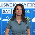Maria’s grey short sleeve shirtdress on Today Maria’s grey short sleeve shirtdress on Today