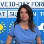 Maria's light blue button detail dress on Today