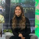 Melissa’s black pencil skirt and belt on Today Melissa’s black pencil skirt and belt on Today