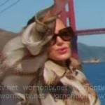 Meredith’s beige plaid shirt and ruffle mini skirt on The Real Housewives of Salt Lake City Meredith’s beige plaid shirt and ruffle mini skirt on The Real Housewives of Salt Lake City