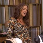Monica’s floral smocked dress on Live with Kelly and Mark