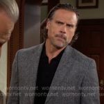 Nick’s grey textured blazer on The Young and the Restless Nick’s grey textured blazer on The Young and the Restless