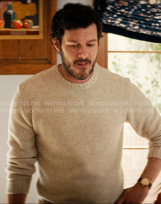 Noah's cream speckled sweater on Nobody Wants This