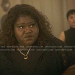 Queenie’s black lace hoodie dress on American Horror Story Queenie’s black lace hoodie dress on American Horror Story