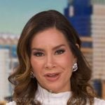 Rebecca’s silver knot ring earrings on Good Morning America Rebecca’s silver knot ring earrings on Good Morning America