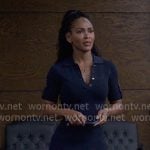 Regina’s navy polo dress on Reasonable Doubt Regina’s navy polo dress on Reasonable Doubt