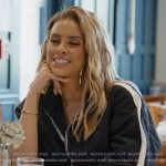Robyn’s navy sleeve stripe jacket on The Real Housewives of Potomac