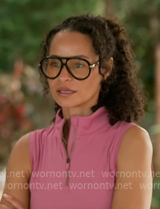 Sai’s aviator sunglasses on The Real Housewives of New York City Sai’s aviator sunglasses on The Real Housewives of New York City