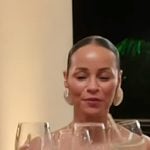 Sai's white fringed dress on The Real Housewives of New York City