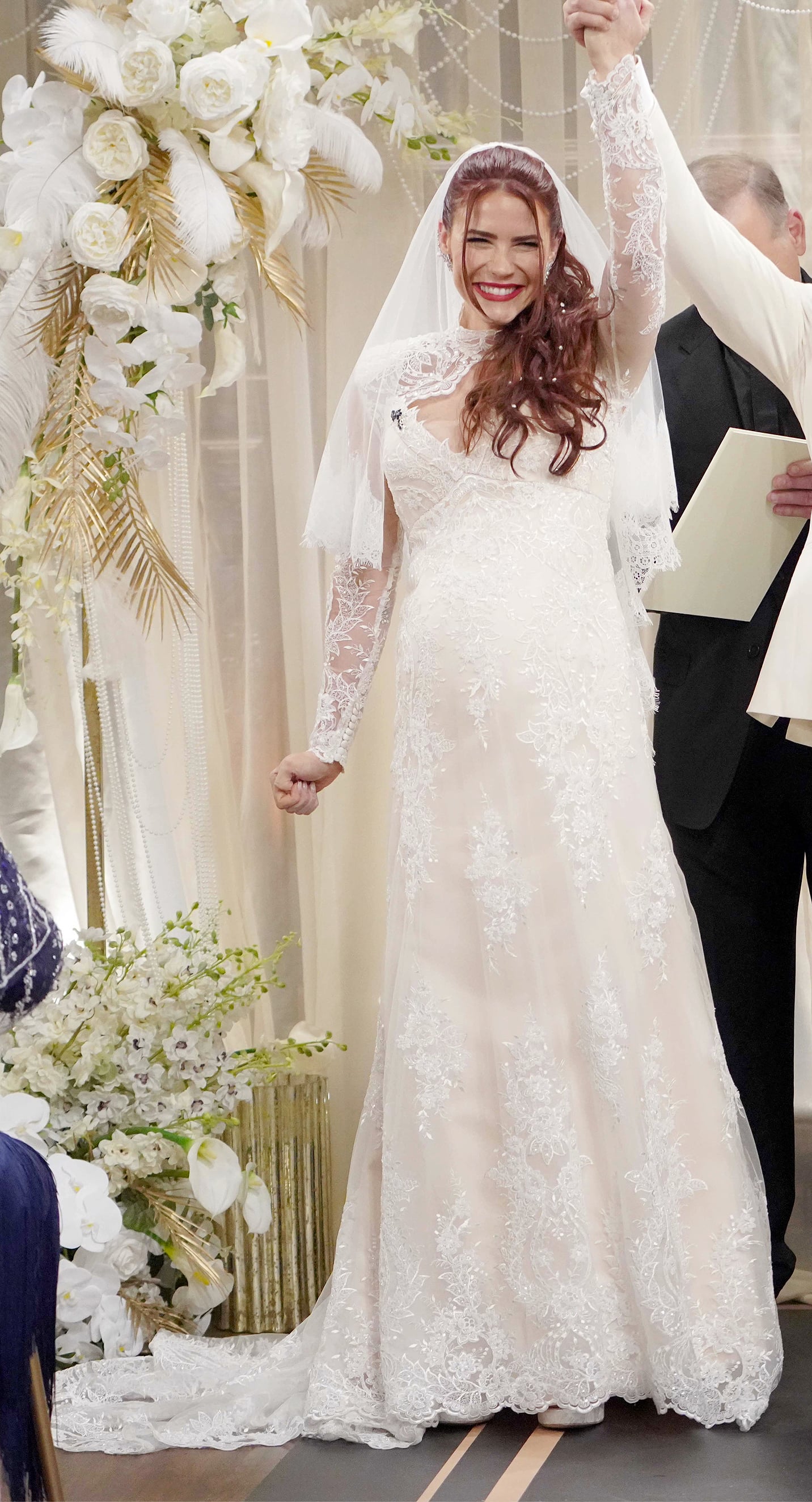 Sally’s wedding dress on The Young and the Restless