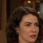 Sarah’s green scoop neck top on Days of our Lives Sarah’s green scoop neck top on Days of our Lives