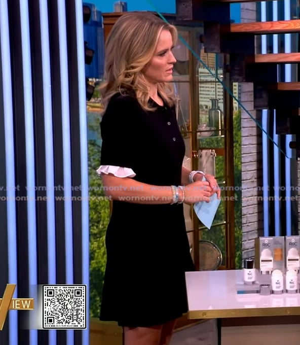 Sara’s black mini dress on The View