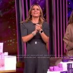 Sara's gray ribbed belted dress on The View Sara's gray ribbed belted dress on The View