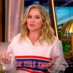 Sara’s New York Knicks sweater on The View