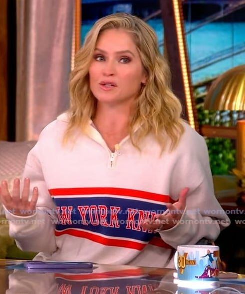 Sara’s New York Knicks sweater on The View