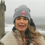Savannah’s pink quilted hooded jacket on Today Savannah’s pink quilted hooded jacket on Today