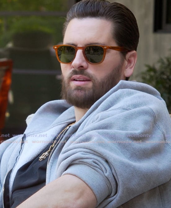Scott Disick's sunglasses on The Kardashians
