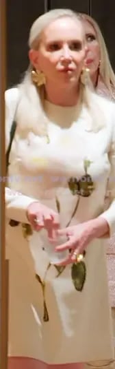 Shannon’s white floral dress on The Real Housewives of Orange County Shannon’s white floral dress on The Real Housewives of Orange County