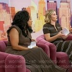 Sheinelle's brown heel pumps on Today Sheinelle's brown heel pumps on Today