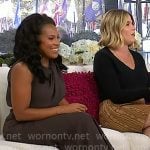 Sheinelle’s brown heel pumps on Today