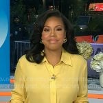 Sheinelle's yellow shirt on Today