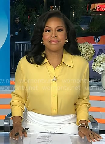 Sheinelle’s yellow shirt on Today
