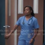 Simone's blue sneakers on Greys Anatomy