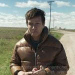 Stephanie's brown puffer jacket on Today Stephanie's brown puffer jacket on Today