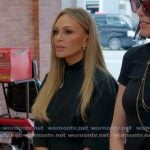 Tamra’s black peplum top on The Real Housewives of Orange County Tamra’s black peplum top on The Real Housewives of Orange County