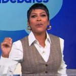 Tamron's knit vest and pants on Tamron Hall Show Tamron's knit vest and pants on Tamron Hall Show