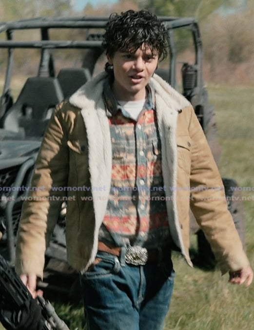 Tate’s sherpa jacket on Marshals Tate’s sherpa jacket on Marshals