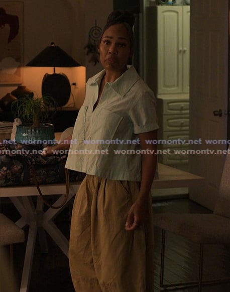 Tatiana’s green striped shirt on Reasonable Doubt Tatiana’s green striped shirt on Reasonable Doubt