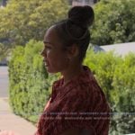 Tatiana’s orange floral top on Reasonable Doubt Tatiana’s orange floral top on Reasonable Doubt
