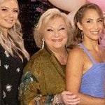 Traci’s olive floral print kimono jacket on The Young and the Restless Traci’s olive floral print kimono jacket on The Young and the Restless